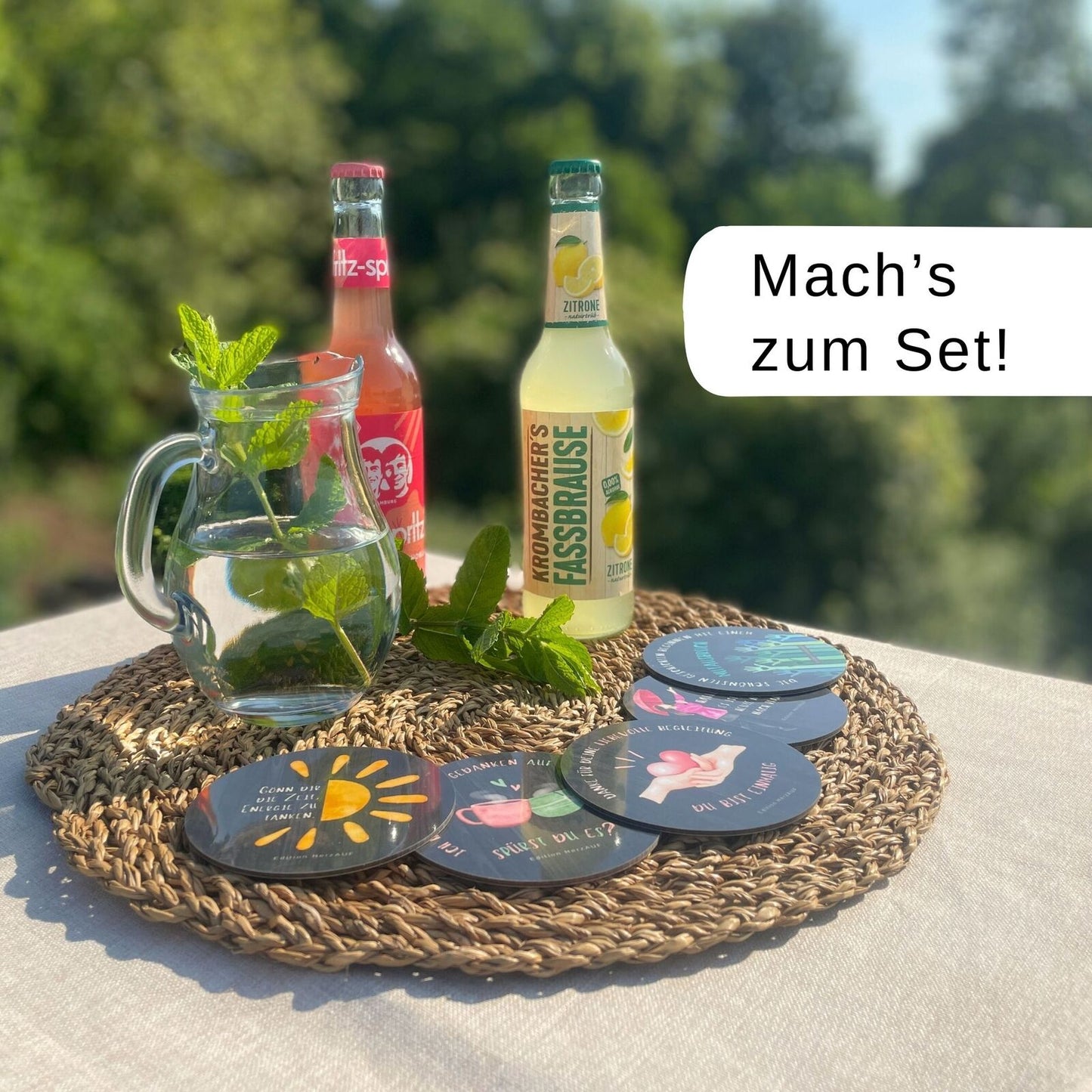 Untersetzer Set von Edition HerzAUF