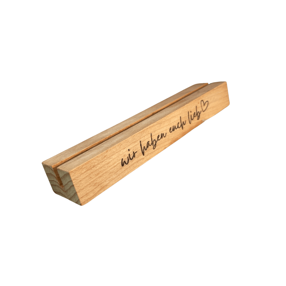 Holzhalter für zwei Frühstücksbrettchen zum selber aussuchen