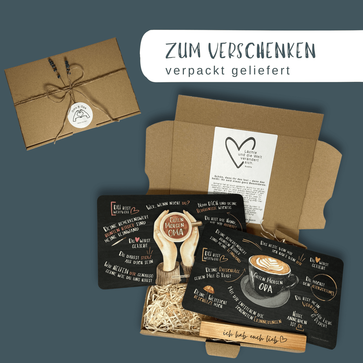 Holzhalter für zwei Frühstücksbrettchen zum selber aussuchen holzgeschenke