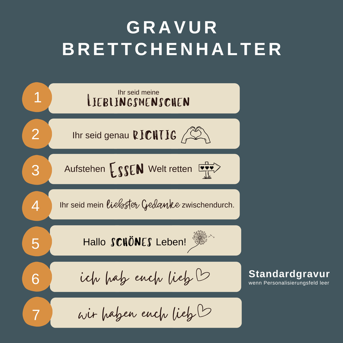 Holzhalter für zwei Frühstücksbrettchen zum selber aussuchen holzgeschenke