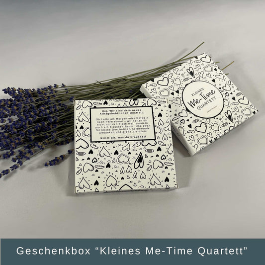 Kleines Me-Time Quartett – 4 Untersetzer für mehr Ruhe, Leichtigkeit und kleine Auszeiten