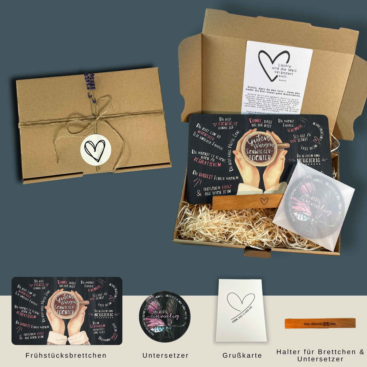 Geschenkset „Guten Morgen Schwiegertochter“ - eine liebevolle Geste, dass du deine Schwiegertochter wertschätzt