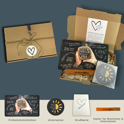 Geschenkset „Guten Morgen Bonuspapa“ - eine liebevolle Geste für den besten Stiefvater