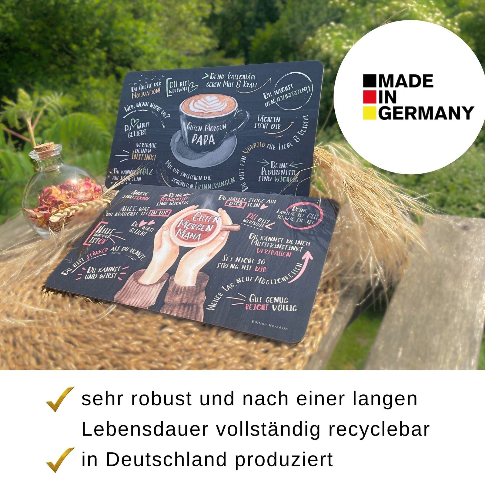 Frühstücksbrettchen Guten Morgen Mama und Papa_Regional