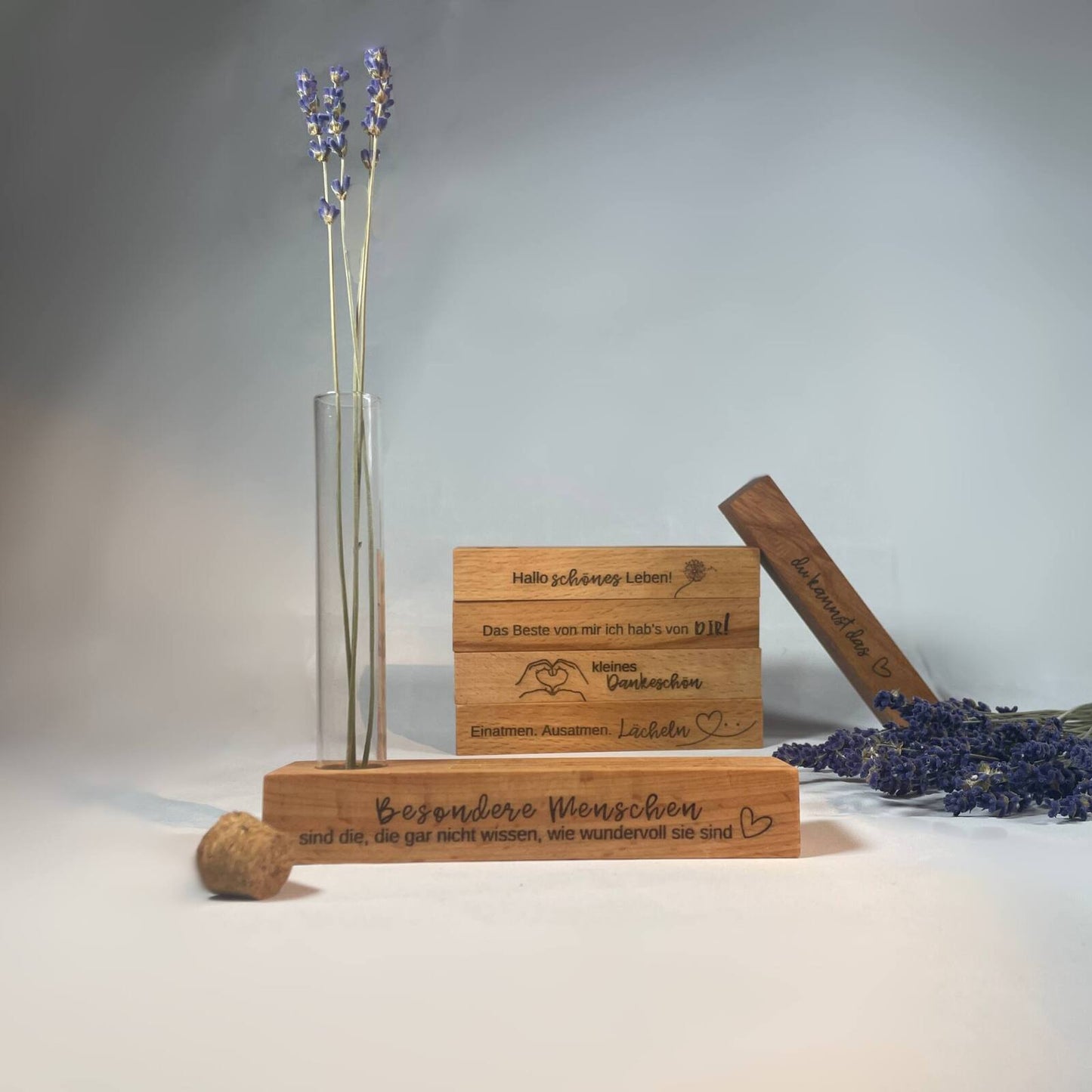 4er Untersetzerhalter für runde Untersetzer aus Resopal