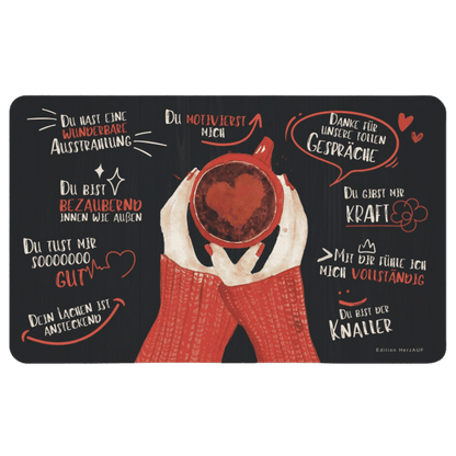 Brettchen Du bist rot