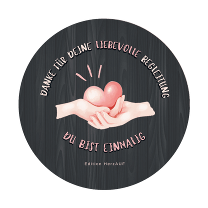 Untersetzer liebevolle Begleitung