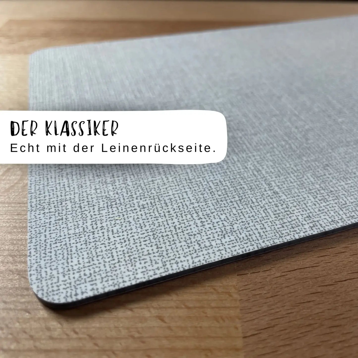 Geschenk für die Großltern_Frühstücksbrettchen für Mama und Papa – Guten Morgen mit der Leinenrückseite