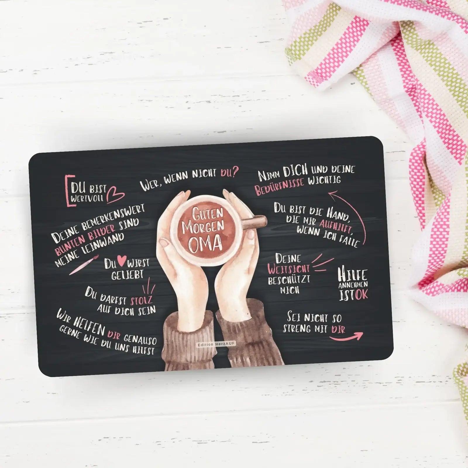 Geschenk für Oma_Frühstücksbrettchen