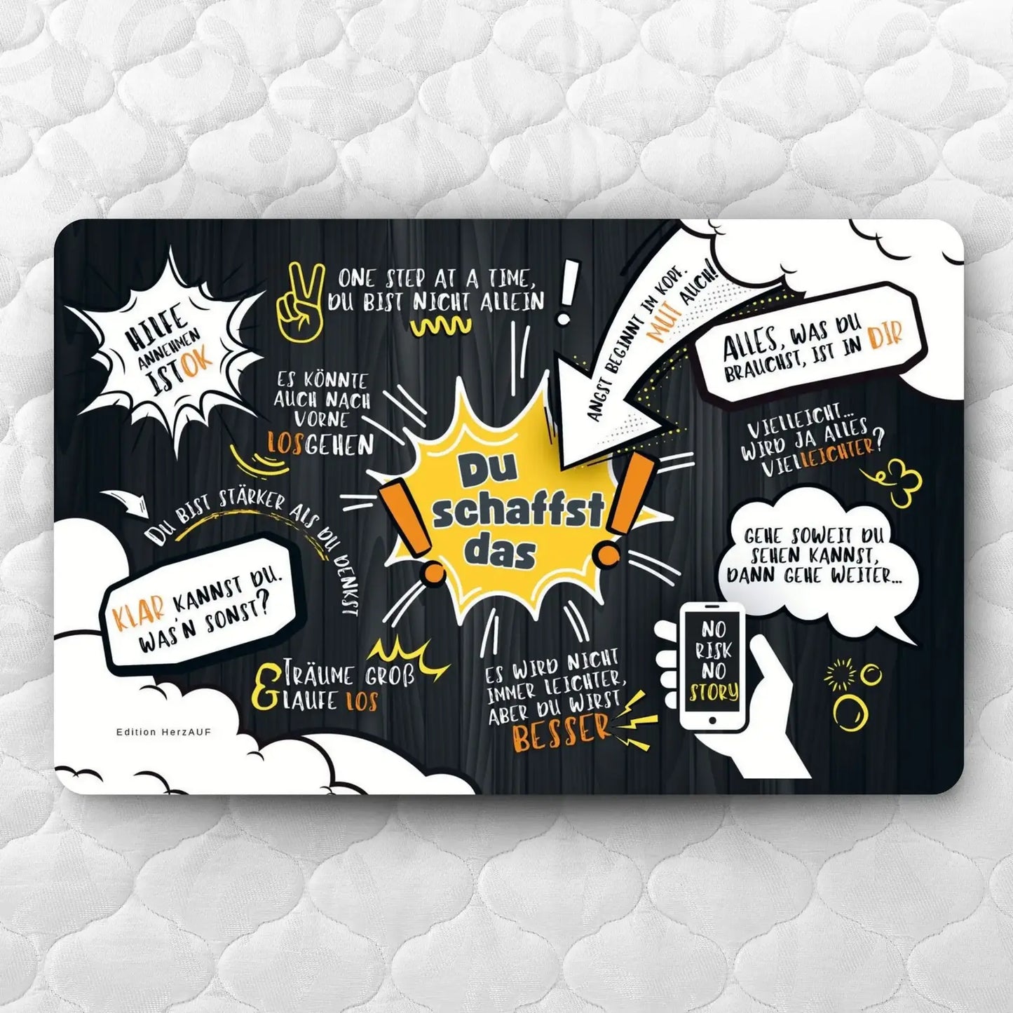 Frühstücksbrettchen Du schaffst das Comic – Du schaffst das Geschenk für Jugendliche (2)