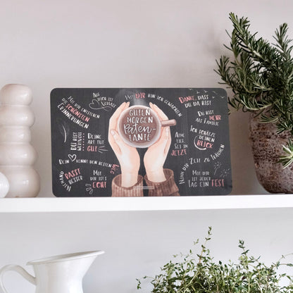 Frühstücksbrettchen „Guten Morgen Patentante“ – Ein liebevolles Geschenk für einen Herzensmenschen