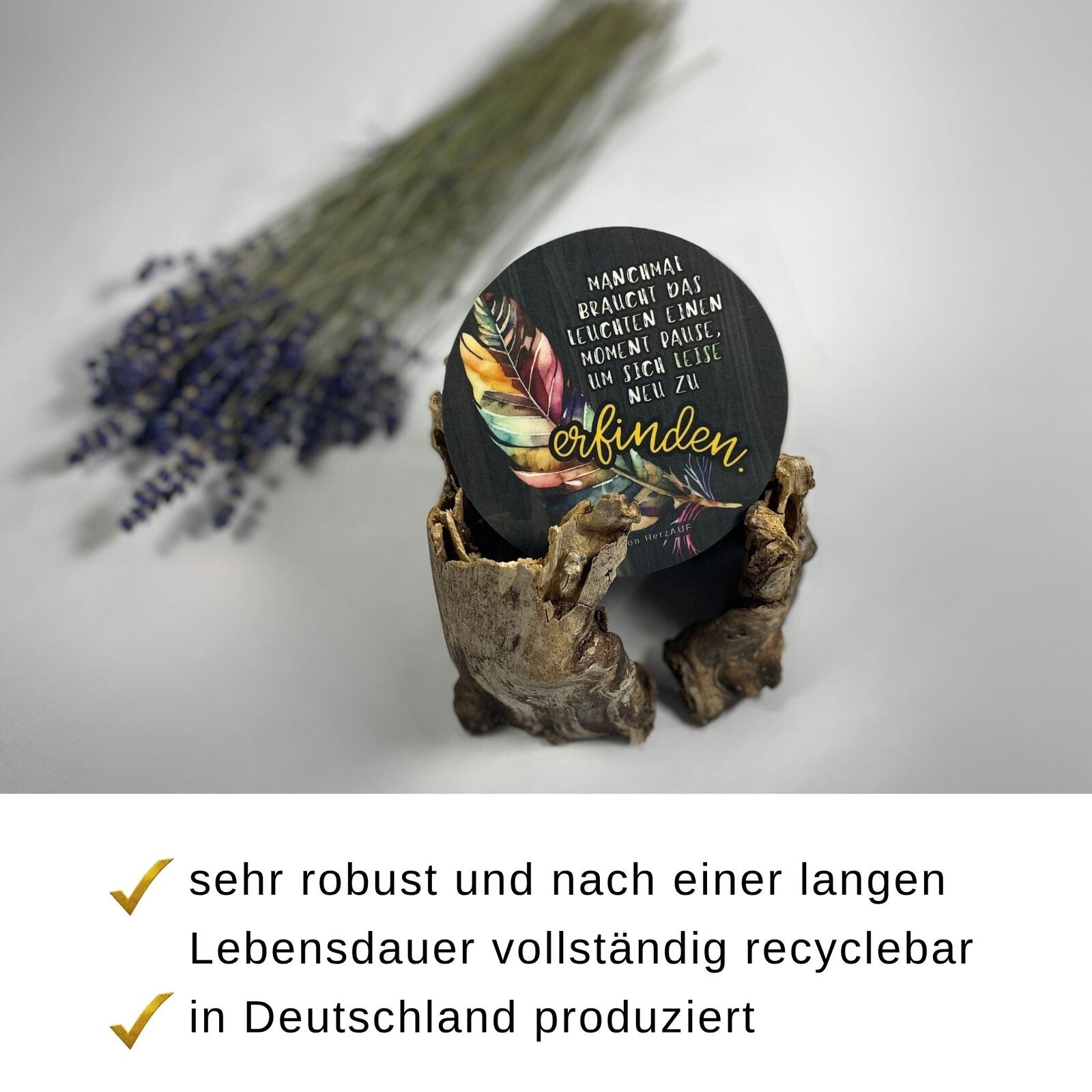 Untersetzer Set Edition HerzAUF robust