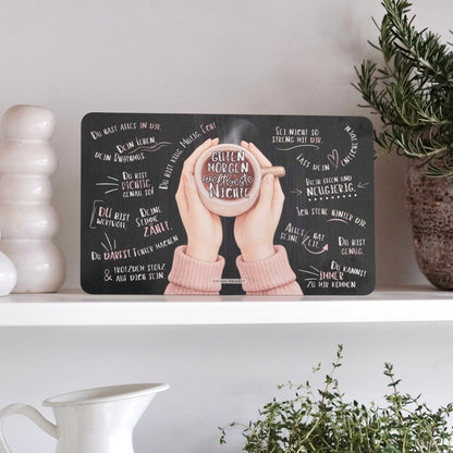 Frühstücksbrettchen "Guten Morgen Nichte“