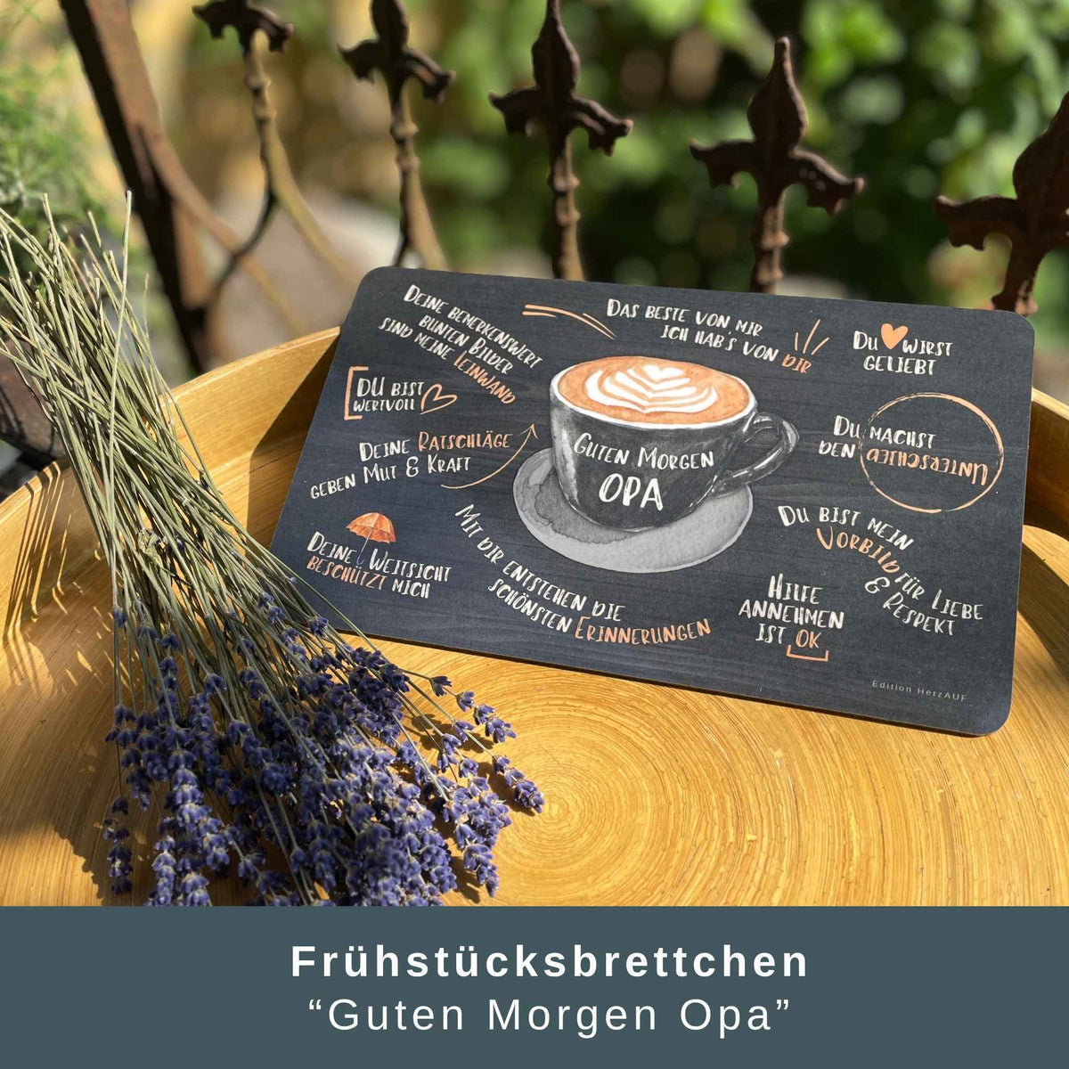 Geschenkset „Guten Morgen Opa“ – Eine liebevolles Geschenk für Opa, das von Herzen kommt