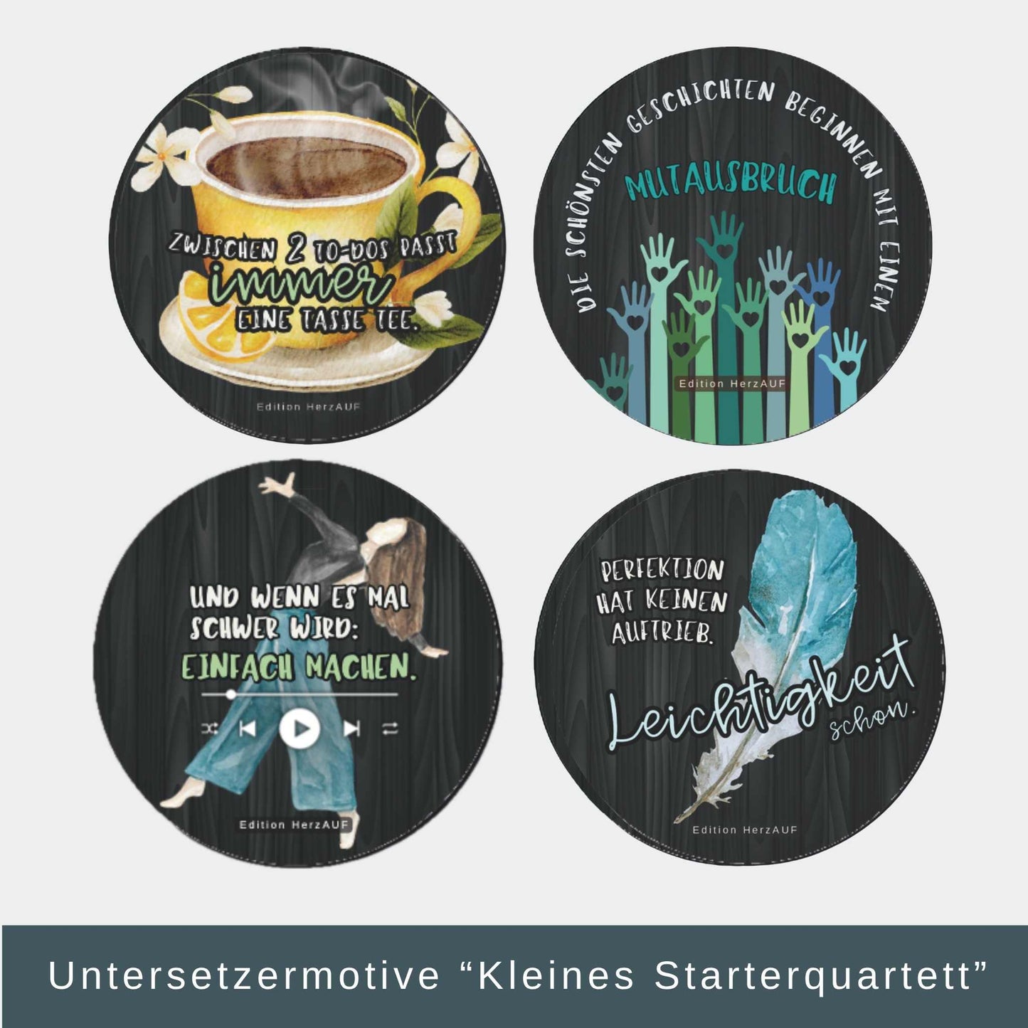 Kleines Starterquartett – Mutmacher für Neuanfang, Jobwechsel und neue Wege