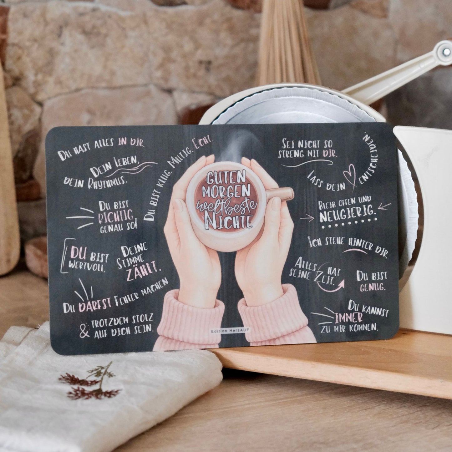 Frühstücksbrettchen "Guten Morgen Nichte“