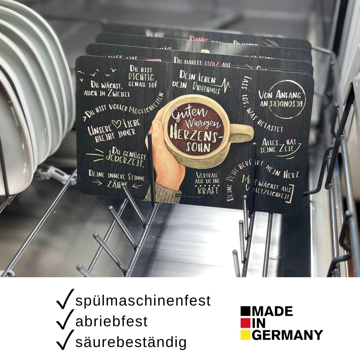 Geschenkset „Guten Morgen Herzenssohn!“ - eine liebevolle Erinnerung daran, wie besonders dein Sohn ist