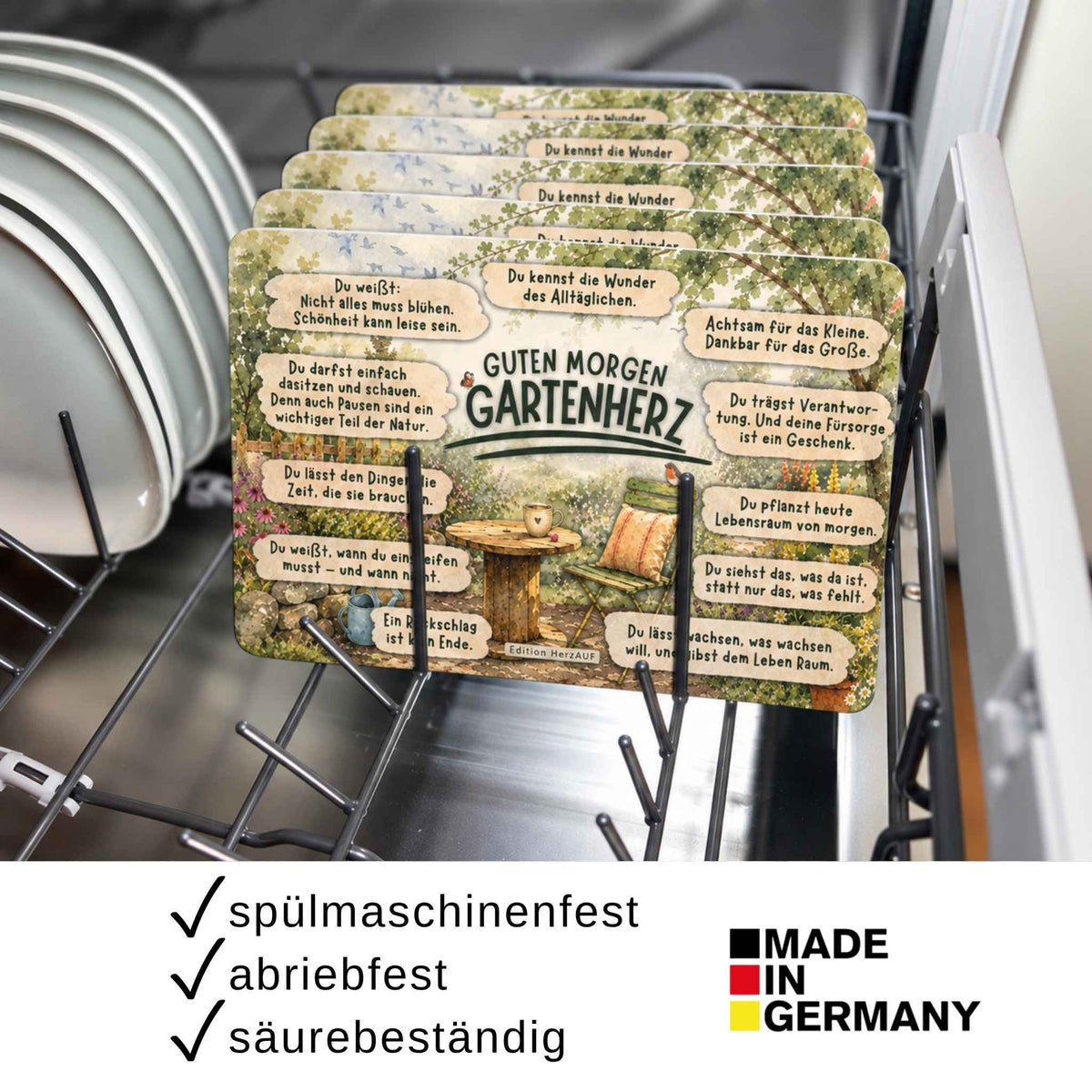 Frühstücksbrettchen „Guten Morgen Gartenherz“ – Ein persönliches Geschenk für Gartenliebhaber
