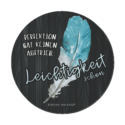 Getränkeuntersetzer „Perfektion hat keinen Auftrieb" Geschenke für Frauen, Geschenke zum Neustart, Mut und Kraft Geschenke