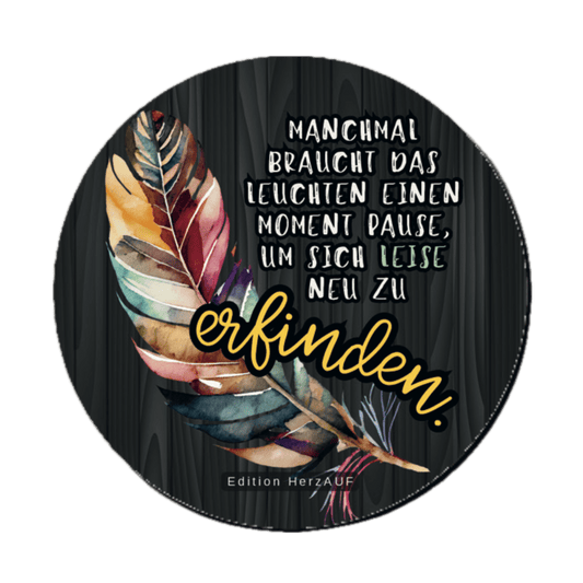 Getränkeuntersetzer „Leuchten“ Geschenke für Frauen, Geschenke zum Neustart, Mut und Kraft Geschenke