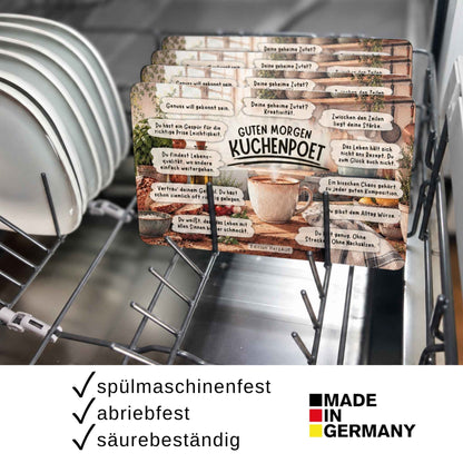 Frühstücksbrettchen „Guten Morgen Küchenpoet“ – Ein persönliches Geschenk für Hobbykoch