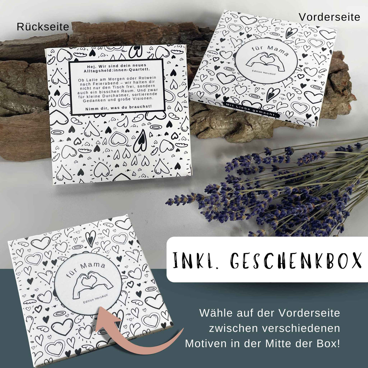Mix & Match 4er Untersetzer Geschenkset