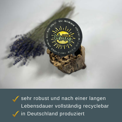 Kleines Kraftquartett – 4 Untersetzer mit stärkenden Botschaften für schwere Tage