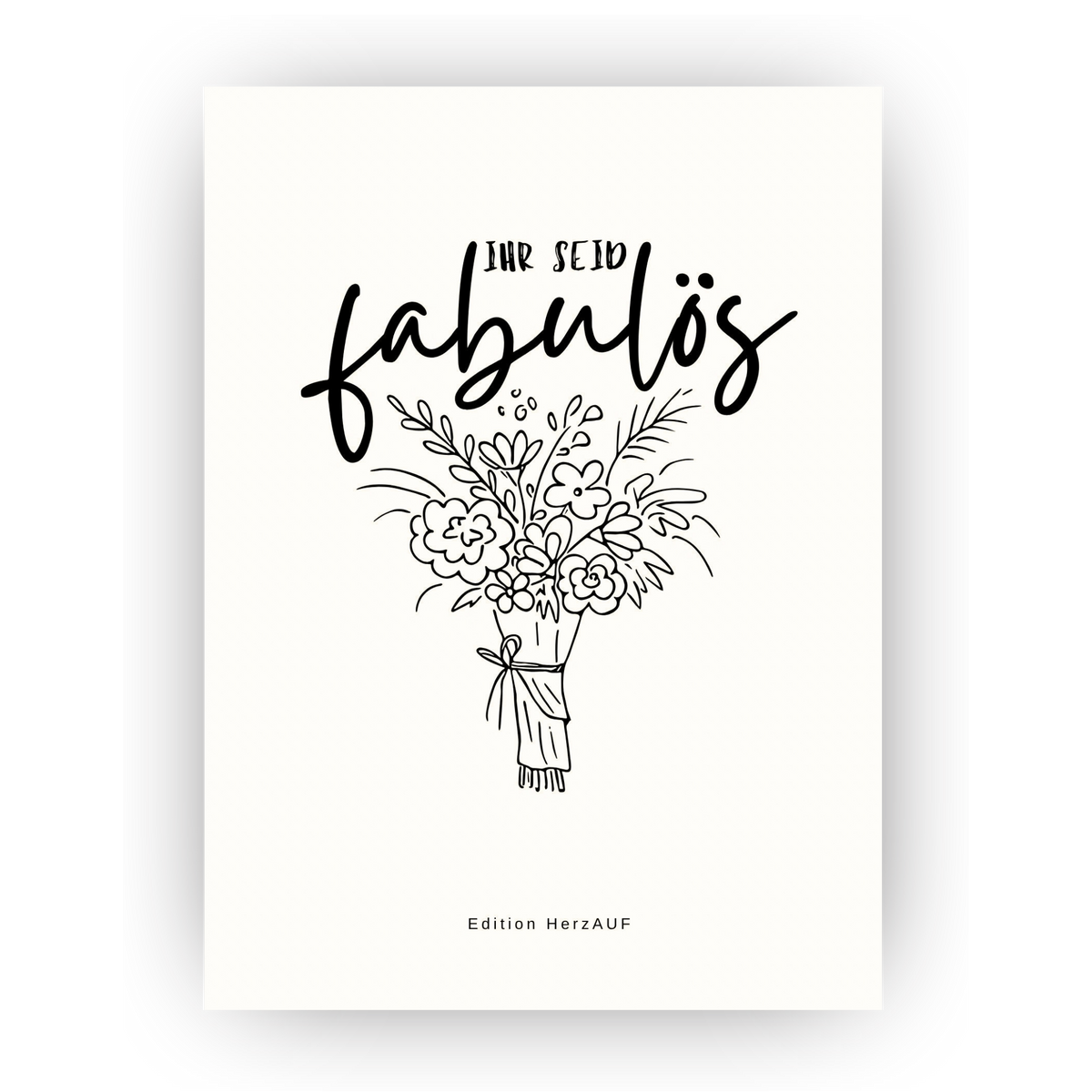 Postkarte "Ihr seid fabulös"
