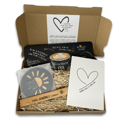 Geschenkset „Guten Morgen Opa“ – Eine liebevolles Geschenk für Opa, das von Herzen kommt
