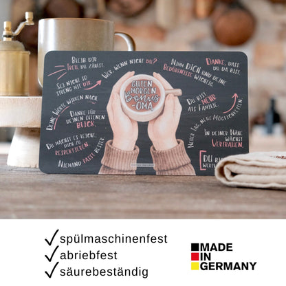 Frühstücksbrettchen "Guten Morgen Bonusoma“