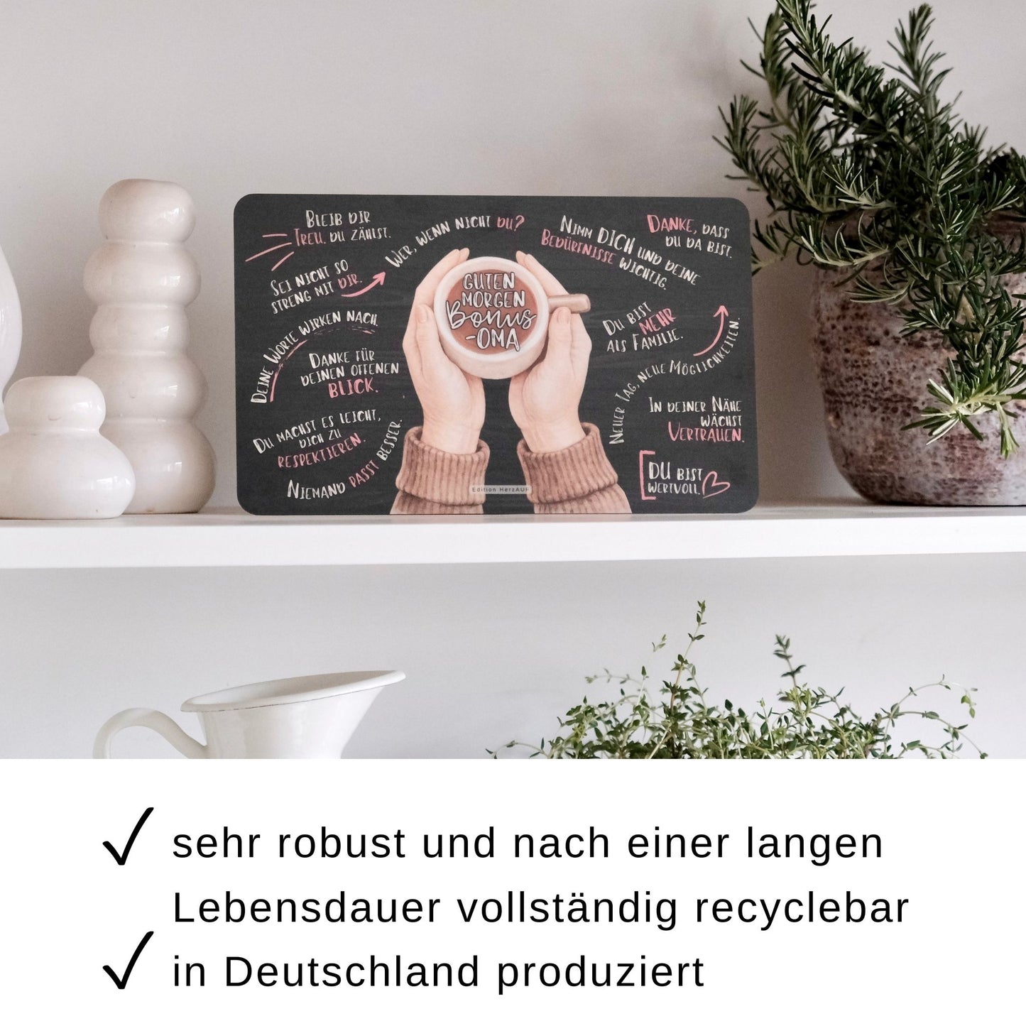 Frühstücksbrettchen "Guten Morgen Bonusoma“
