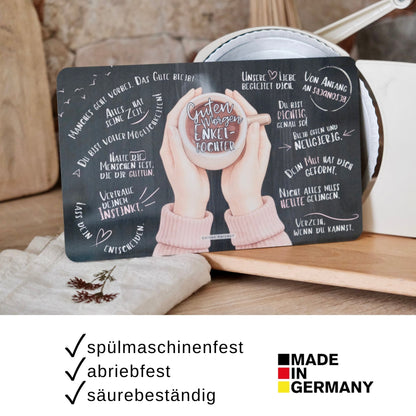 Frühstücksbrettchen "Guten Morgen Enkeltochter“