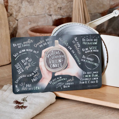 Frühstücksbrettchen "Guten Morgen Patenonkel"