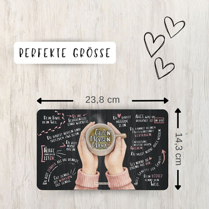 Frühstücksbrettchen für neue Mama "Guten Morgen"
