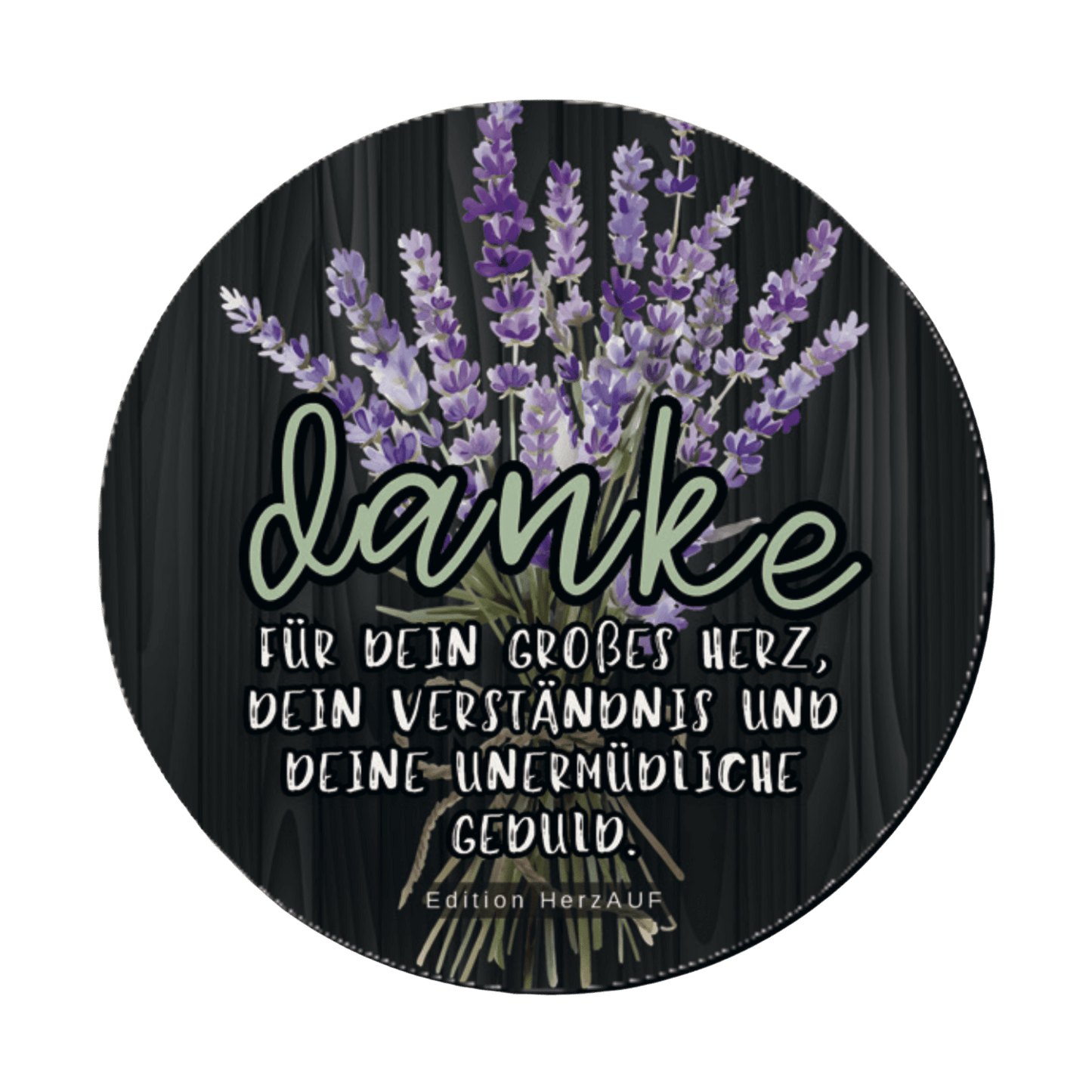 Getränkeuntersetzer „Danke für dein großes Herz, dein Verständnis & deine unermüdliche Geduld“ Geschenke für Frauen, Geschenke für Tante und Onkel