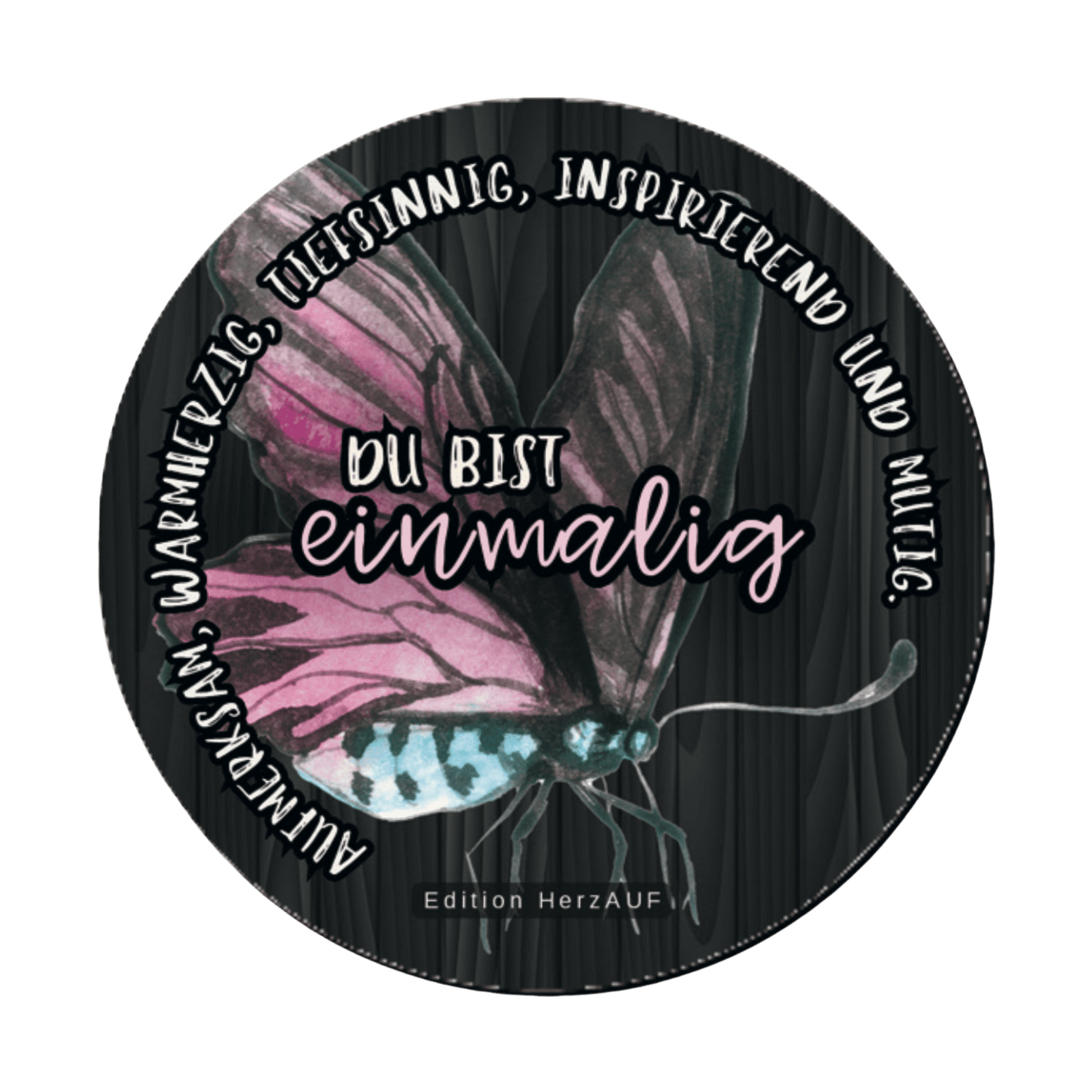 Getränkeuntersetzer „Du bist einmalig“ Dankeschön Geschenk, Geschenke für Frauen, Geschenke für Geschwister, Geschenke für Tante und Onkel