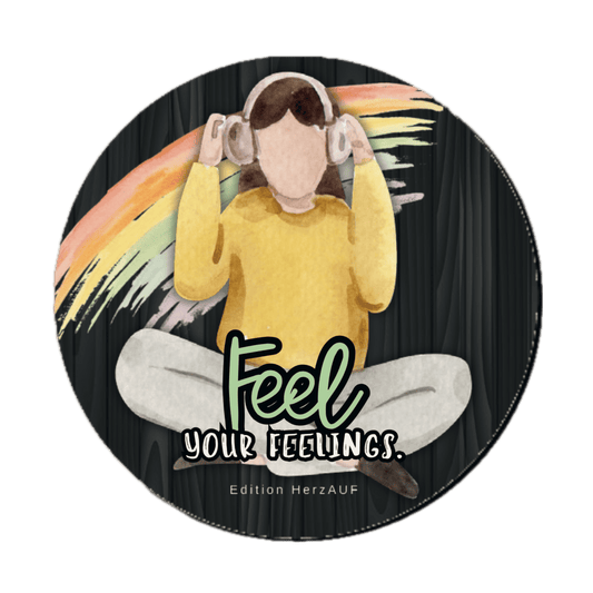 Getränkeuntersetzer „Feel your Feelings“ Geschenke für Frauen