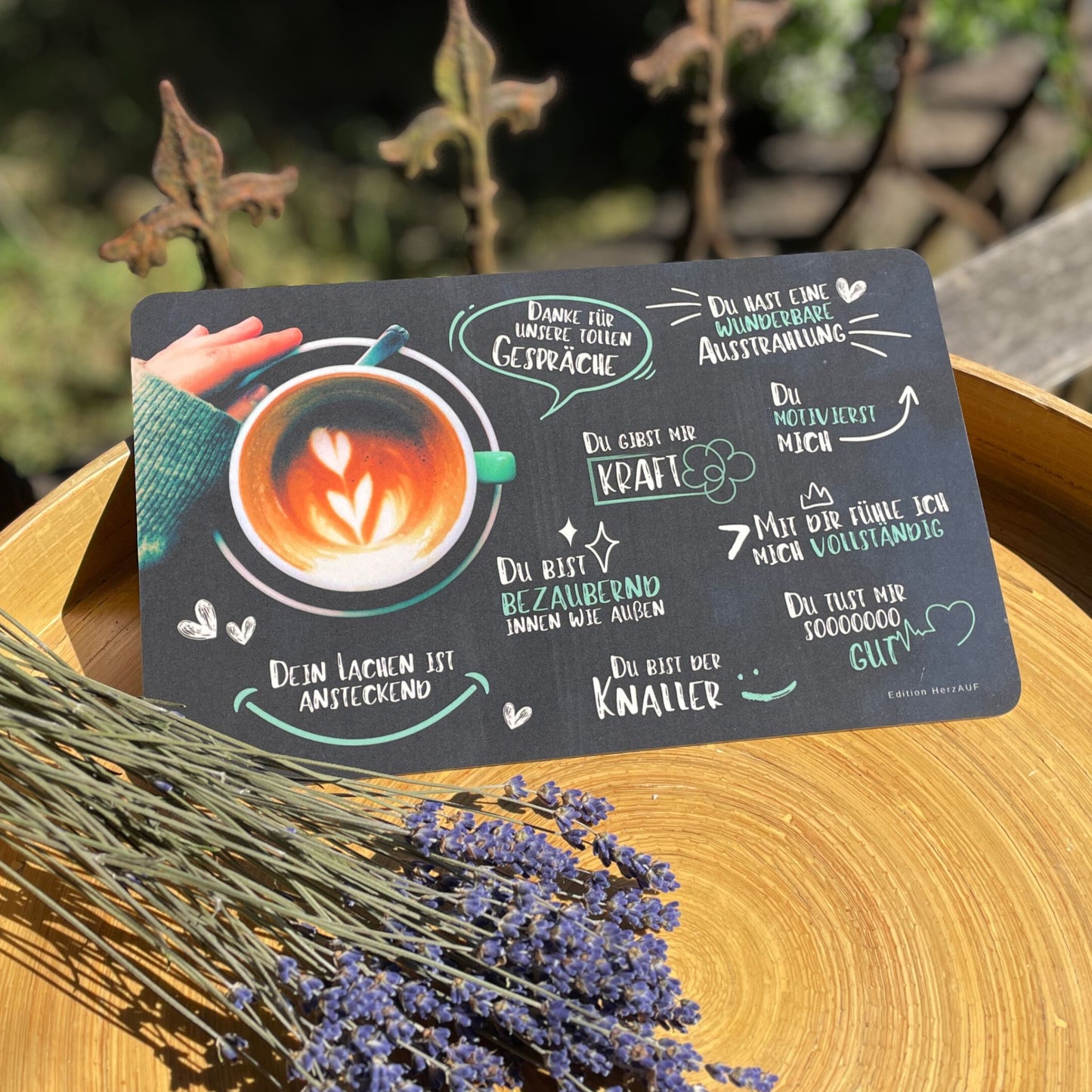 Frühstücksbrettchen “Du bist" (grün)