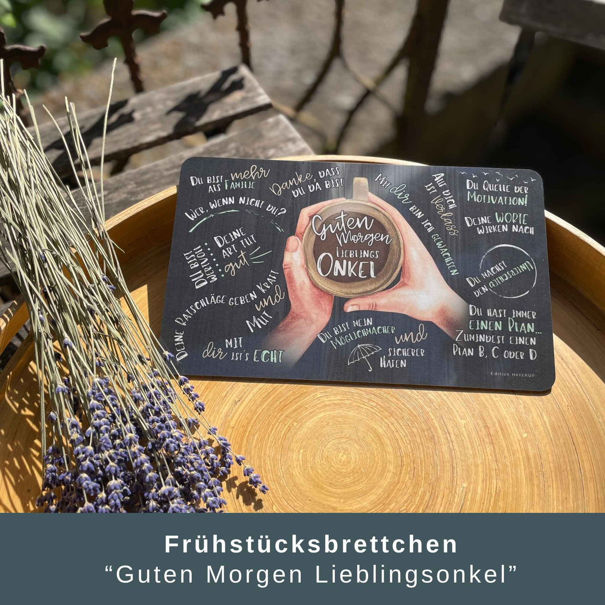 Geschenkset „Guten Morgen Lieblingsonkel“ – Eine liebevolles Geschenk, das von Herzen kommt
