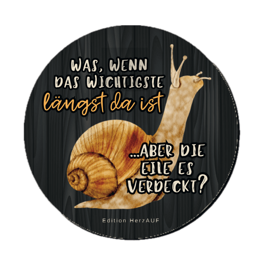 Getränkeuntersetzer „Eile“ Geschenke für Frauen