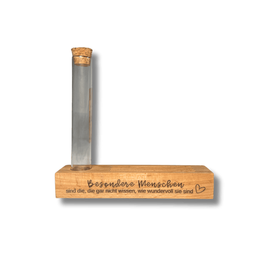 Holzhalter für vier Untersetzer zum selber aussuchen