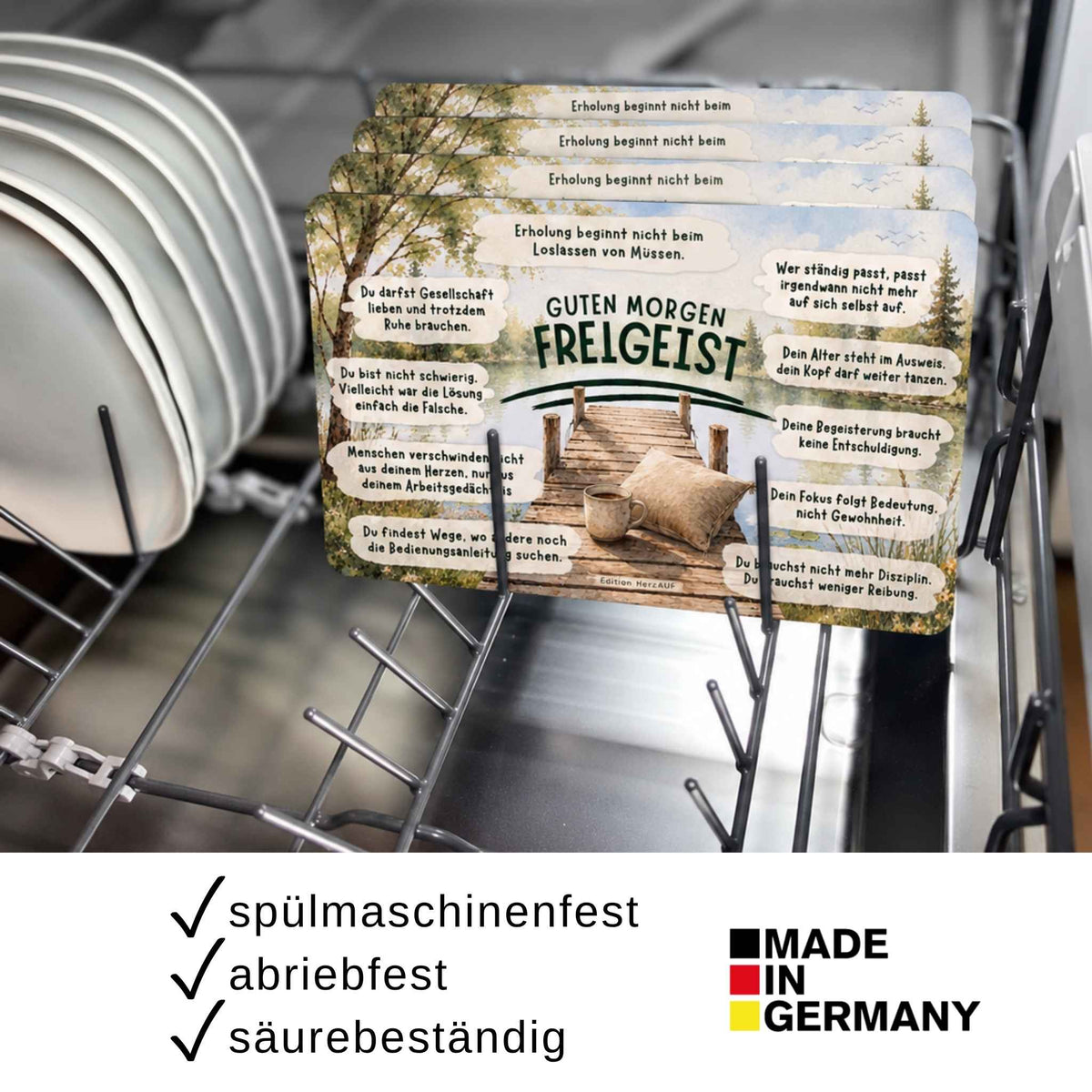Frühstücksbrettchen „Guten Morgen Freigeist“ – Ein bestärkendes Geschenk für besondere Menschen