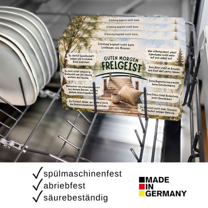 Frühstücksbrettchen „Guten Morgen Freigeist“ – Ein bestärkendes Geschenk für besondere Menschen