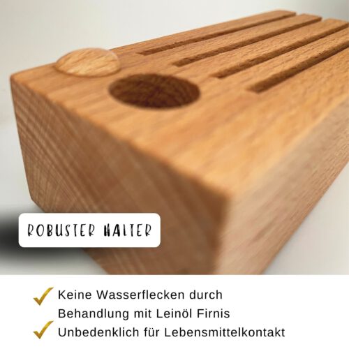 Personalisiertes Geschenkset "Kleines Dankeschön", Untersetzer mit Halter und Geschenkbox - Image 5