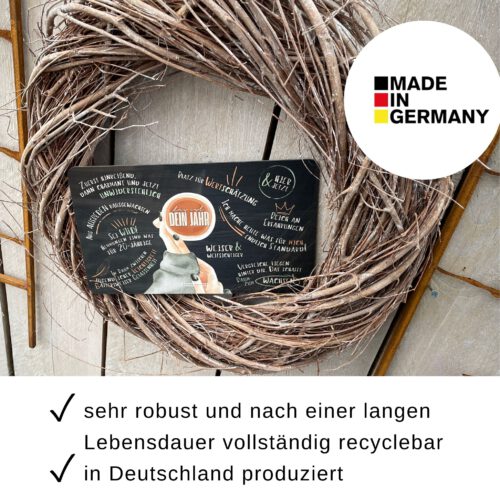 Motivierendes Frühstücksbrett „Das ist dein Jahr“ als Geschenk zum Neustart – Bild 3