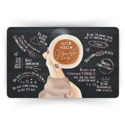 Frühstücksbrett „Guten Morgen Schwesterherz“, Geschenk für die Schwester
