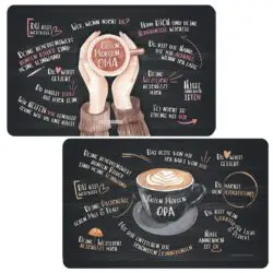 Frühstücksbrettchen Set für Großeltern, Geschenk für Oma und Opa