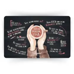 Frühstücksbrettchen “Guten Morgen Oma" - Geschenk für Oma zum Geburtstag, Ostergeschenk für Oma