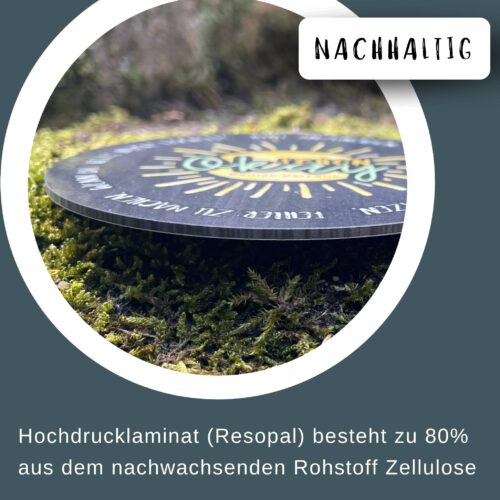 Untersetzer „Schon okay…“ | Mental Health Geschenk für mehr Selbstfürsorge und Nachsicht - spülmaschinenfest & hitzebeständig