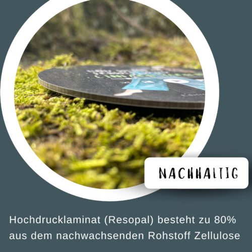 Untersetzer „Einfach machen“ – Mutmacher Geschenk, kleine Aufmerksamkeit zur Aufmunterung - spülmaschinenfest